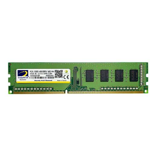 4 GB DDR3 1600MHZ TWINMOS 1.35 CL11 DT MDD3L4GB1600D 