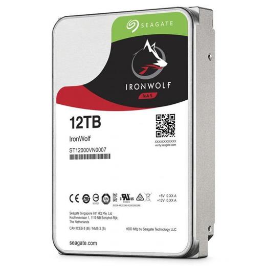 12 TB SEAGATE 3.5 IRONWOLF SATA3 7200RPM 256MB ST12000VN0008 (3 YIL RESMI DIST GARANTILI) 