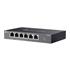 TP-LINK OMADA DS106GPP 4 PORT GIGABIT+2 PORT GIGABIT UPLINK 64W 250 METRE POE MESAFE METAL KASA SWITCH 